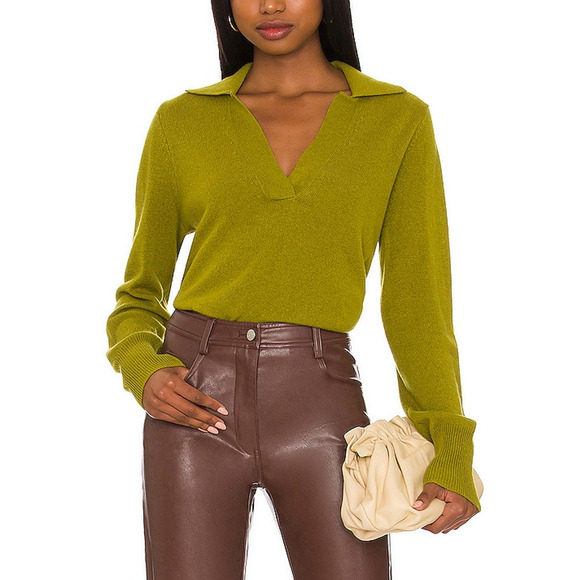 525 Polo Green Cashmere Pullover Size M - Picture 1 of 4